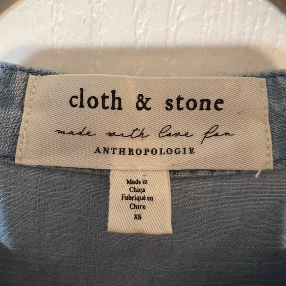 Cloth & Stone denim Long Sleeve Dress Size XS - Picture 3 of 4